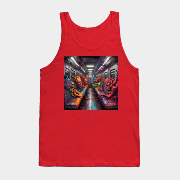 Train full of Demons and lost Souls Tank Top by Christine aka stine1